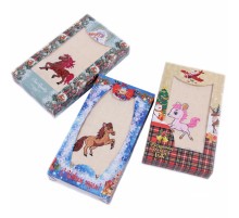 Полотенце хлопок Милые лошадки 26В-2631 МР в шоколадке