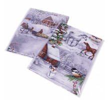 Набор полотенец рогожка Купон 50х63 см в пакете 3 штуки 13409-1 ад