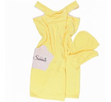 Набор 2-х предметный сауна микрофибра женская + чалма YQ03 А6029 №6