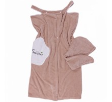 Набор 2-х предметный сауна микрофибра женская + чалма YQ03 А6029 №9