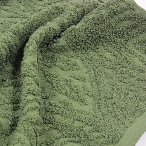 Полотенце махровое гладкокрашеное Осенняя мелодия-2 вид 348 миртовый 7985