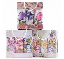 Набор полотенец микрофибра  Х-1420 в сумочке Р+Р+Р