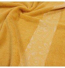 Полотенце махровое гладкокрашеное Осенняя вязь вид 350 грушовый 7991