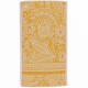 Полотенце махровое пестротканое жаккардовое В ожидании чудес-2 7988 желтый-беж