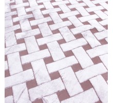 Плед велсофт Плетение №1