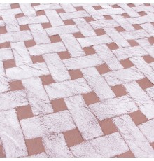 Плед велсофт Плетение №5