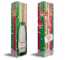 Подарочная коробка Бутылочка Новый Год №1 Р