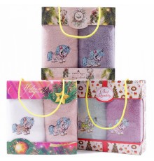 Набор полотенец микрофибра 26B-77 в сумочке МР+МР