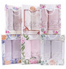 Набор полотенец махровых 88-747 88-748 в коробке Б+Л