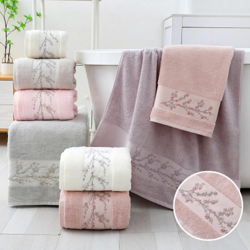 Набор полотенце махровое 88-747 88-748 в коробке Л