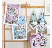 Полотенце велюр-махра 653-366 Р с карабином