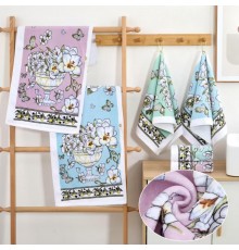 Полотенце велюр-махра 653-366 Р