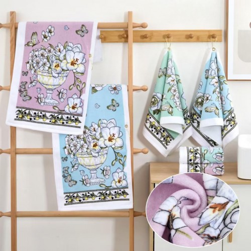 Полотенце велюр-махра 653-366 Р