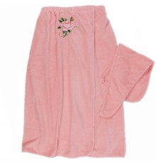 Набор 2-х предметный сауна микрофибра женская + чалма  А9007  №1