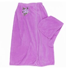 Набор 2-х предметный сауна микрофибра женская + чалма  А9007  №4