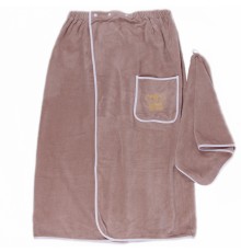 Набор 2-х предметный сауна микрофибра мужская А9027 №1