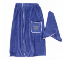 Набор 2-х предметный сауна микрофибра мужская А9027 №3