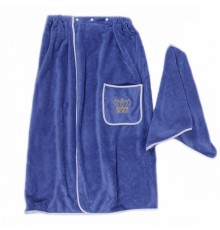 Набор 2-х предметный сауна микрофибра мужская А9027 №3