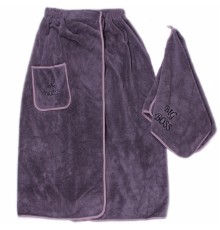 Набор 2-х предметный сауна микрофибра мужская Биг Босс 6030 №3