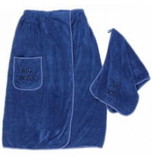 Набор 2-х предметный сауна микрофибра мужская Биг Босс 6030 №3