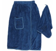 Набор 2-х предметный сауна микрофибра мужская Биг Босс 6030 №5