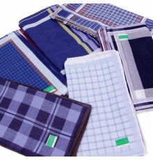 Платки носовые мужские батистовые  набор №13