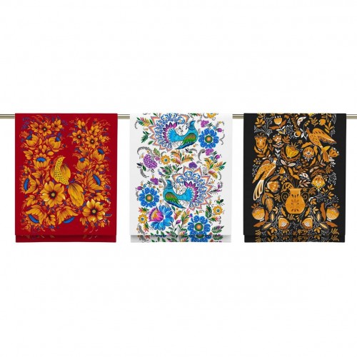 Набор полотенец рогожка Купон 50х63 см в пакете 3 штуки 904 29341-1 тк