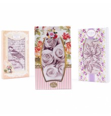 Набор полотенец из рогожки 40х75 см в шоколадке 11537-1 ад