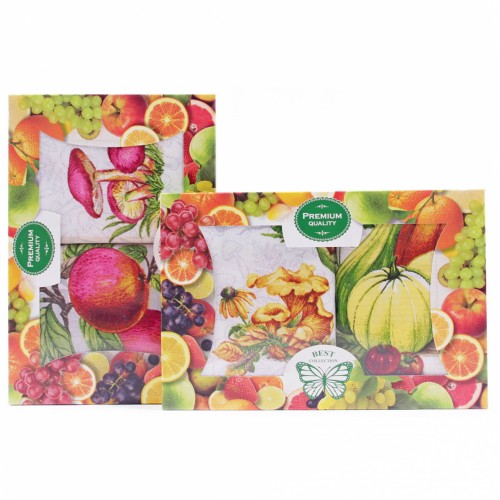 Набор полотенец рогожка Купон 50х63 см в коробке 2 штуки 13483-1 ад