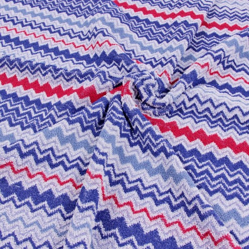 Полотенце махровое пестротканое жаккардовое Зигзаг 7480