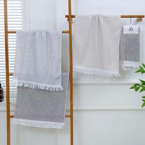 Набор полотенец хлопок-махра Т404 ручных 2 штуки