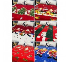Плед велсофт  Новогодний ассорти