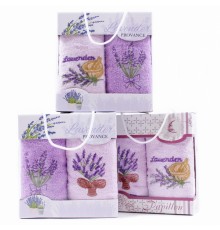 Набор полотенец  махровое 410-76 в сумочке МР+МР