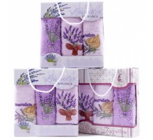 Набор полотенец  махровое 410-76 в сумочке МР+МР+МР