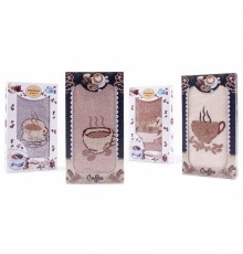 Полотенце махровое 410-81в шоколадке МР 