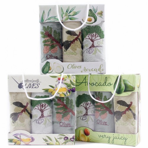 Набор полотенец из микрофибры 98-588 в сумочке МР+МР+МР