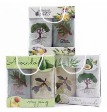 Набор полотенец из микрофибры 98-588 в сумочке МР+МР