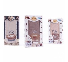 Полотенце микрофибра 98-582 в шоколадке МР