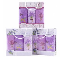 Набор полотенец из микрофибры 98-816 в сумочке МР+МР+МР