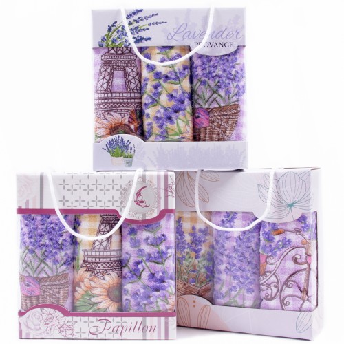 Набор полотенец из микрофибры 98-566 в сумочке МР+МР+МР