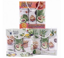 Набор полотенец из микрофибры 98-861 в сумочке МР+МР+МР