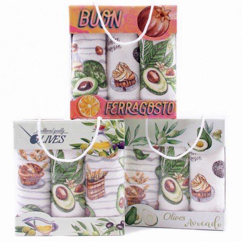 Набор полотенец из микрофибры 98-861 в сумочке МР+МР+МР