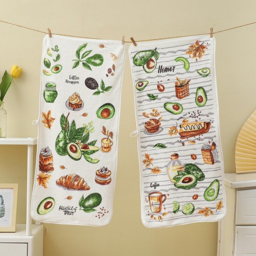 Полотенце микрофибра  98-861 в шоколадке МР