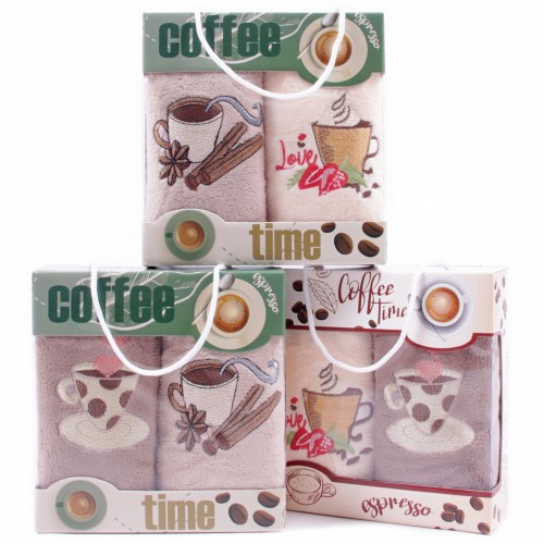 Набор полотенец  микрофибра 668-156 в сумочке Р+Р