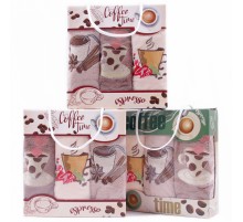 Набор полотенец  микрофибра 668-156 в сумочке Р+Р+Р