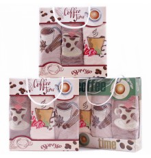 Набор полотенец  микрофибра 668-156 в сумочке Р+Р+Р