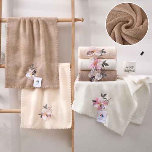 Полотенце микрофибра 10041159 в шоколадке Р