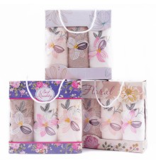 Набор полотенец  микрофибра 10041159 в сумочке Р+Р+Р