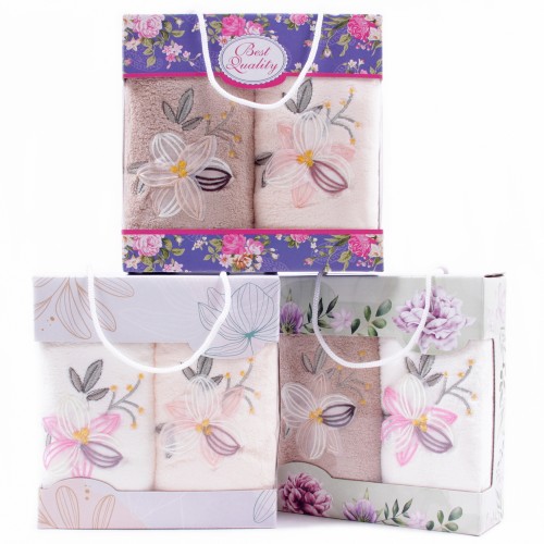 Набор полотенец  микрофибра 10041159 в сумочке Р+Р