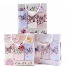 Набор полотенец  микрофибра 668-150 в сумочке Р+Р+Р